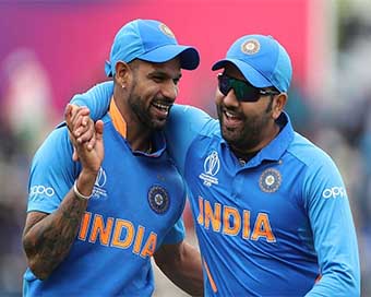 Shikhar Dhawan and Rohit Sharma