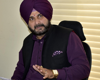 Congress leader Navjot Singh Sidhu (file photo)