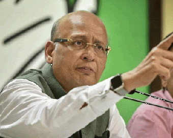 Senior Congress leader Abhishek Manu Singhvi