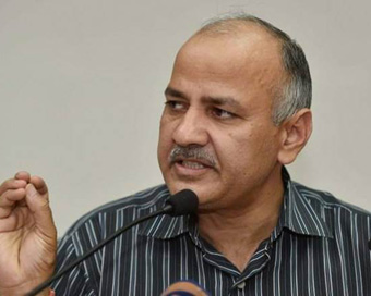 Deputy Chief Minister Manish Sisodia (file photo)