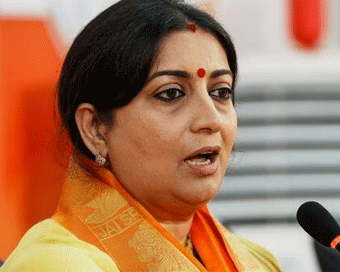 Union minister Smriti Irani (File Photo)