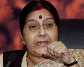 External Affairs Minister Sushma Swaraj (file photo)