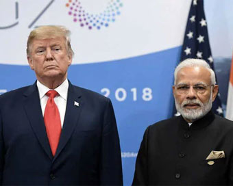 Donald Trump, Narendra Modi (file photo)