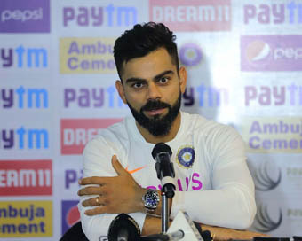 Indian skipper Virat Kohli