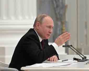 Russian President Vladimir Putin criticises 