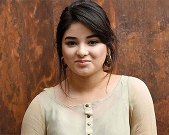 Former Bollywood actress Zaira Wasim